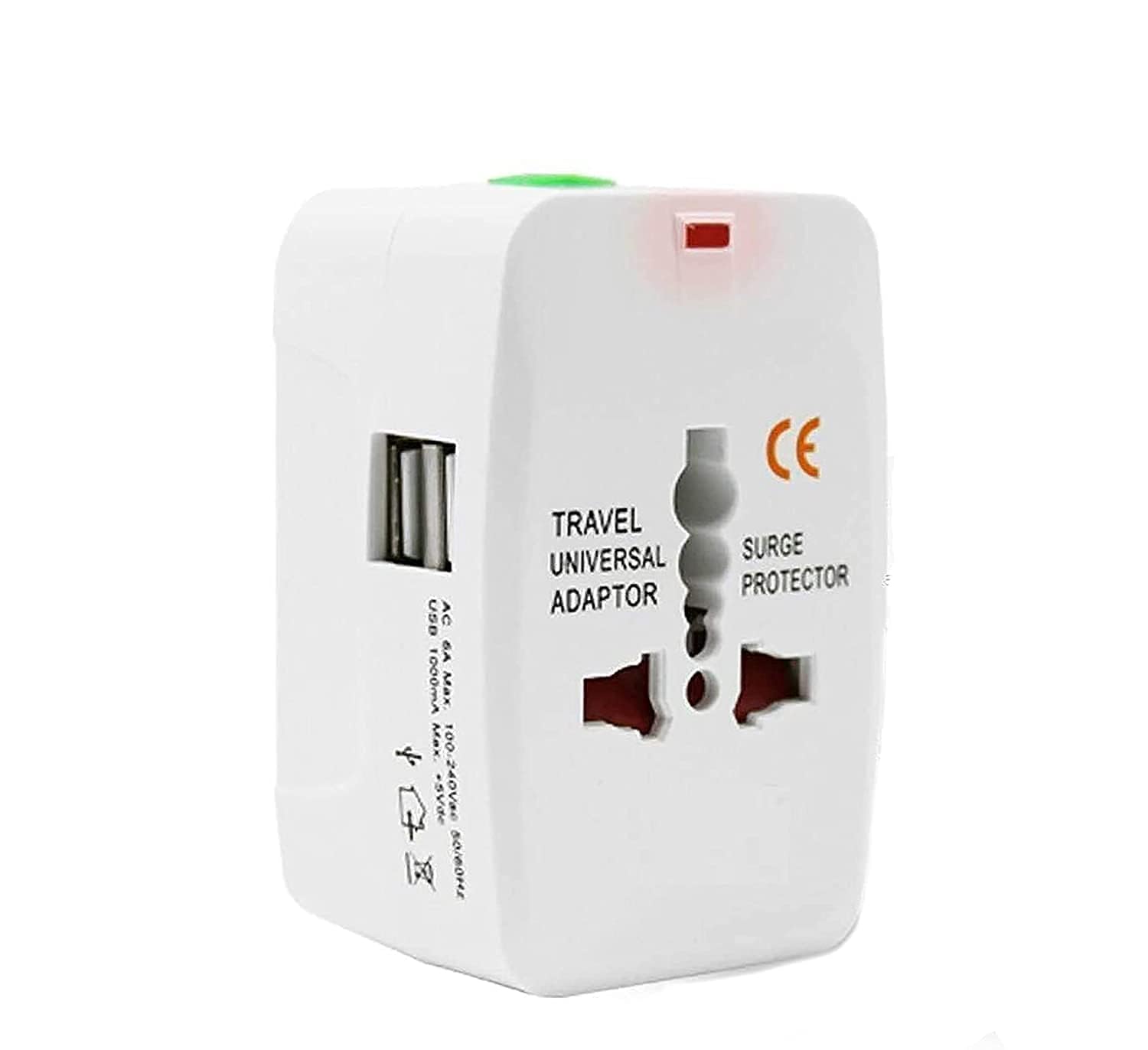 LOTA Universal Travel Adapter with Dual USB Ports, Worldwide Charger Plug for UK, US, EU, AUS, All-in-One Power Adapter for Mobile, Laptop, Tablet, Camera – White-picture-18