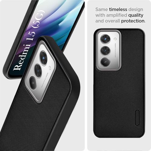 Image of Jkobi Rubberised Back Cover Case for Redmi 15 (Textured Grip Design | Micro-Fiber Cloth Inside | Slim and Light Weight | Soft Touch and Feel)