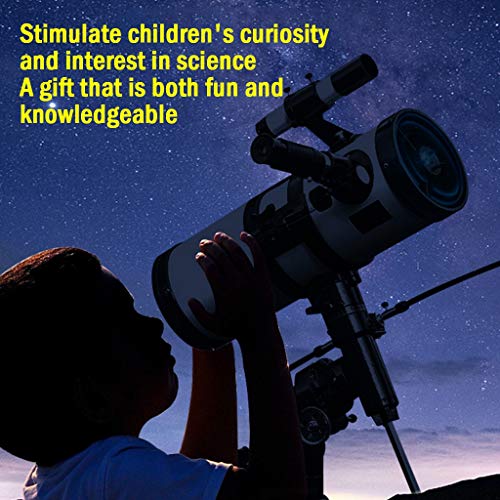 Telescopio astronómico refractor 70mm con trípode ajustable miniatura 4