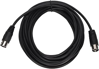 Vbestlife DIN 8Pin to DIN 8Pin Cable, Flexible DIN 8Pin Male to DIN 8Pin Male Signal Sound Adapter Cable, Pure Copper Core, Double Shielding, 16.4ft