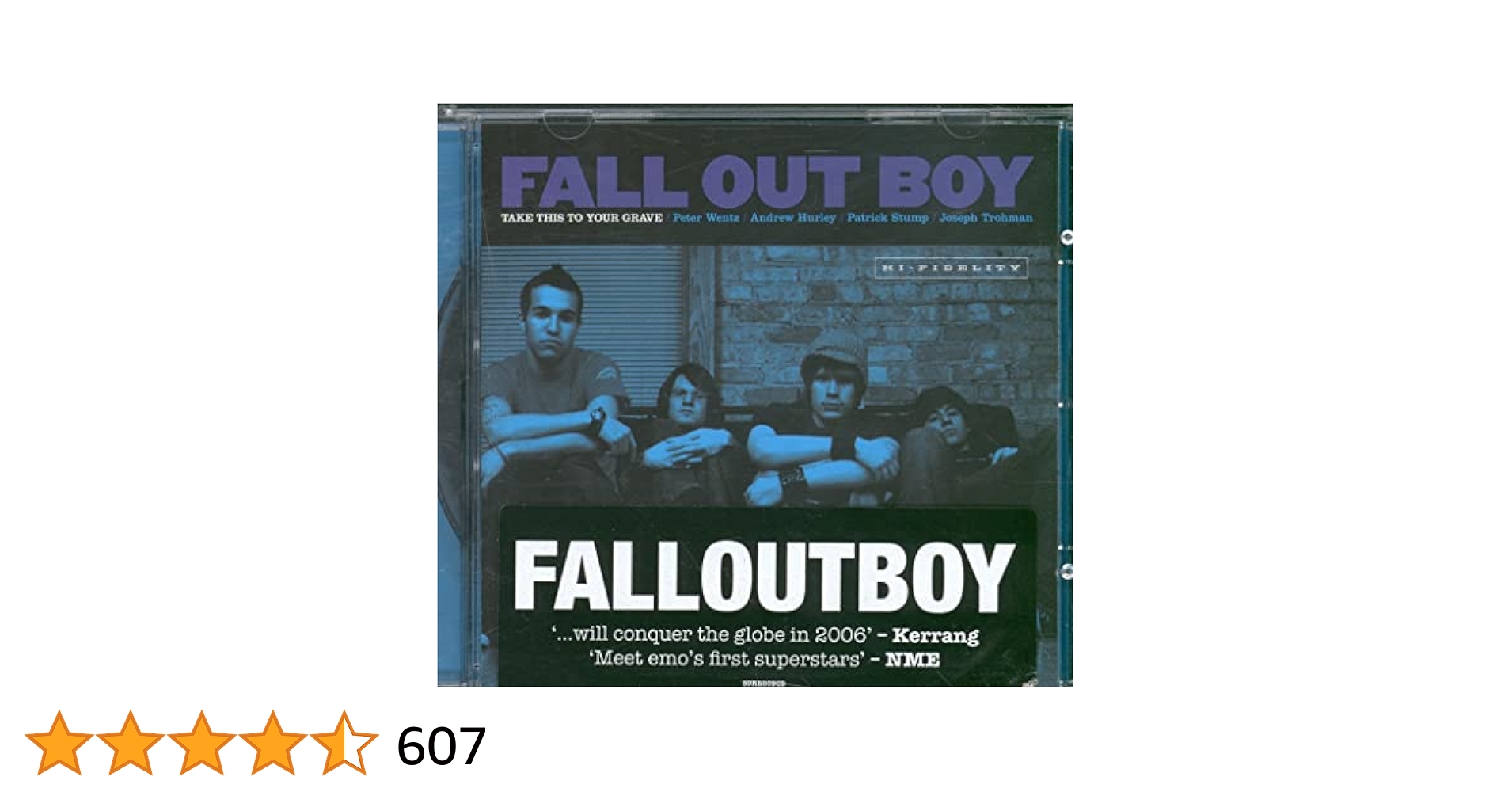 洋楽 Fall Out Boy Take This To Your Grave CD Amazon.com: Take This to Your Grave: CDs & Vinyl