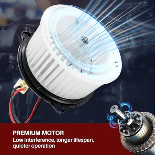 Image of 700010 AC Heater Blower Motor Fan Assembly Fit for Dodge ram 1500 Pickup 1994-2002, ram 2500 Pickup 1994-2002, ram 3500 Pickup 1994-2002, for Jeep Grand Cherokee 1993-1998 4720006