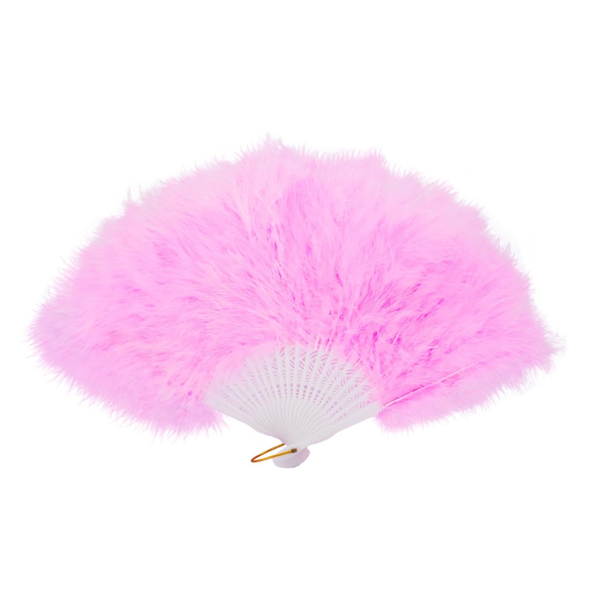 FANSOFFANS Marabou Feather Hand Fan 45cm
