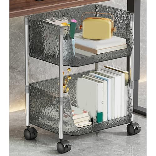 [FOQW] �t�@�C�����b�N �t�@�C�����S�� �X���� �ړ����{�I ��]�L���X�^�[�t�� �O���[ �����\ ��e�� ���ސ��� ���[�I �o�����ꂵ�₷�� �g�ݗ��Ă��ȒP �ƒ� 35*21*48cm �I�t�B�X �}���� ���p�r ���ȏ� ���� �G�� �f�X�N�T�C�h ����