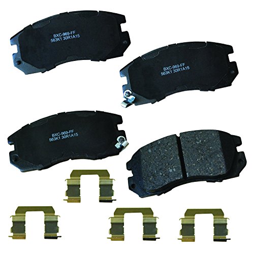 Image of Bendix Premium SBC563K1 Ceramic Front Brake Pads for Subaru Impreza 1996-1993
