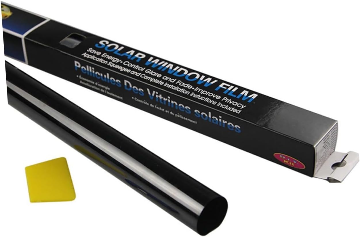 1Roll Light Transmittance Car Window Film Thermal Insulation Protective Film Self Adhesive Explosion UV Blocking for Enhanced Privacy and Safety
