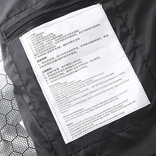 GBSELL Jaqueta feminina aquecida leve e atualizada – Jaqueta quente recarregável para uso ao ar livr