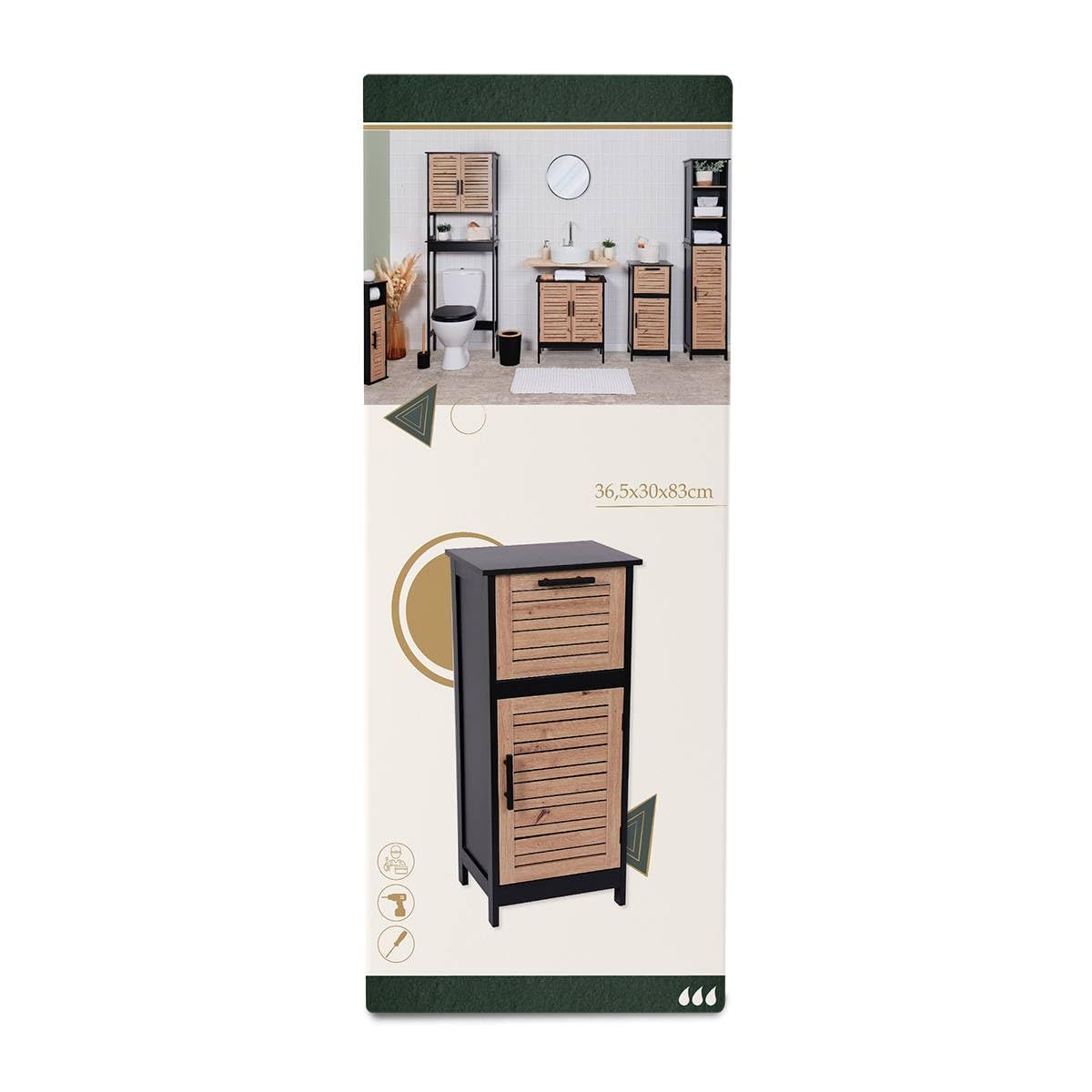 Tendance - Base 1 Anta 1 cassetto MDF - Bergen