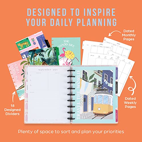 Happy Planner 2023 Daily Planner and Calendar, 18Month Daily, Weekly, and Monthly July 2023Dec