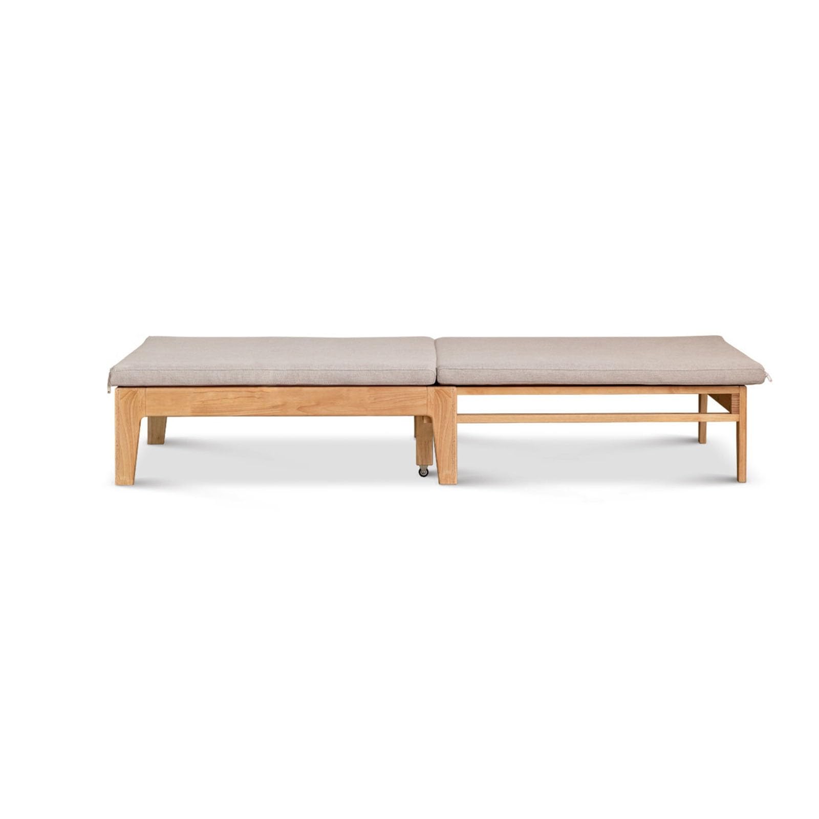 Divano letto pieghevole in legno, divano letto pieghevole salvaspazio, letti for ospiti pigri for piccoli spazi del soggiorno (Color : White-A)