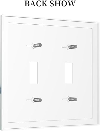 Miniatura 4 de Placa de pared de tortugas marinas, hierba oceánica, medusas, peces y algas marinas, placa de pared de doble palanca, cubierta de interruptor de luz