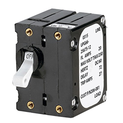 Paneltronics A Frame Magnetic Circuit Breaker - 5 Amps - Double Pole Marine , Boating Equipment