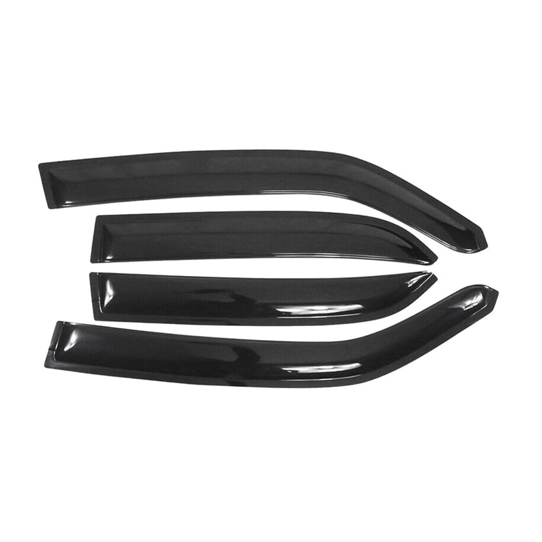 Tape on Window Visors Rain Sun Guard 4pcs Front Rear Left Right Acrylic for Chrysler 300 2005-2010,for Dodge for Magnum 2005-2008 Smoke/Tinted Slim Style -WD-C30005