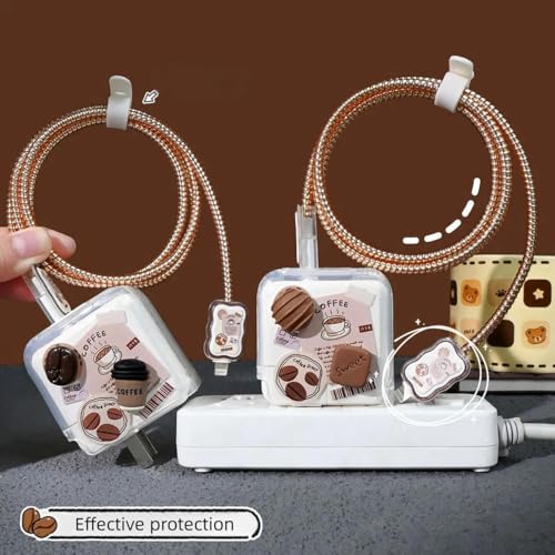 Image of FACTOTECH Case for MacBook & iPad Charger, 29w 30w 35w Charger Case, Travel Cord Organizer, Accessories (for Apple 29w 30w 35w Adapter) Sweet