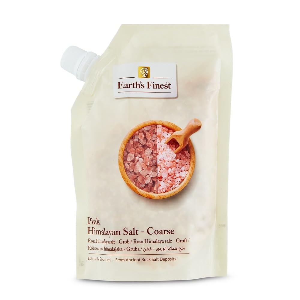 Earth'S Finest Pink Himalaya Salt - Coarse 500G