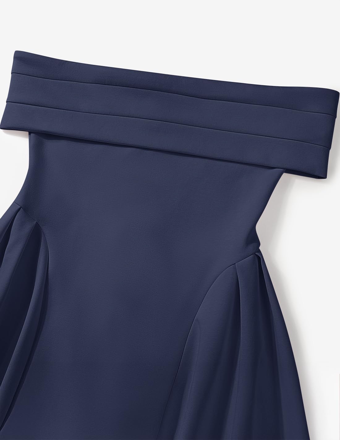 ZESICA Summer Cocktail Dresses for Women's Elegant Off Shoulder Short Sleeve Swing A Line Wedding Evening Party Midi Dress - Image 6