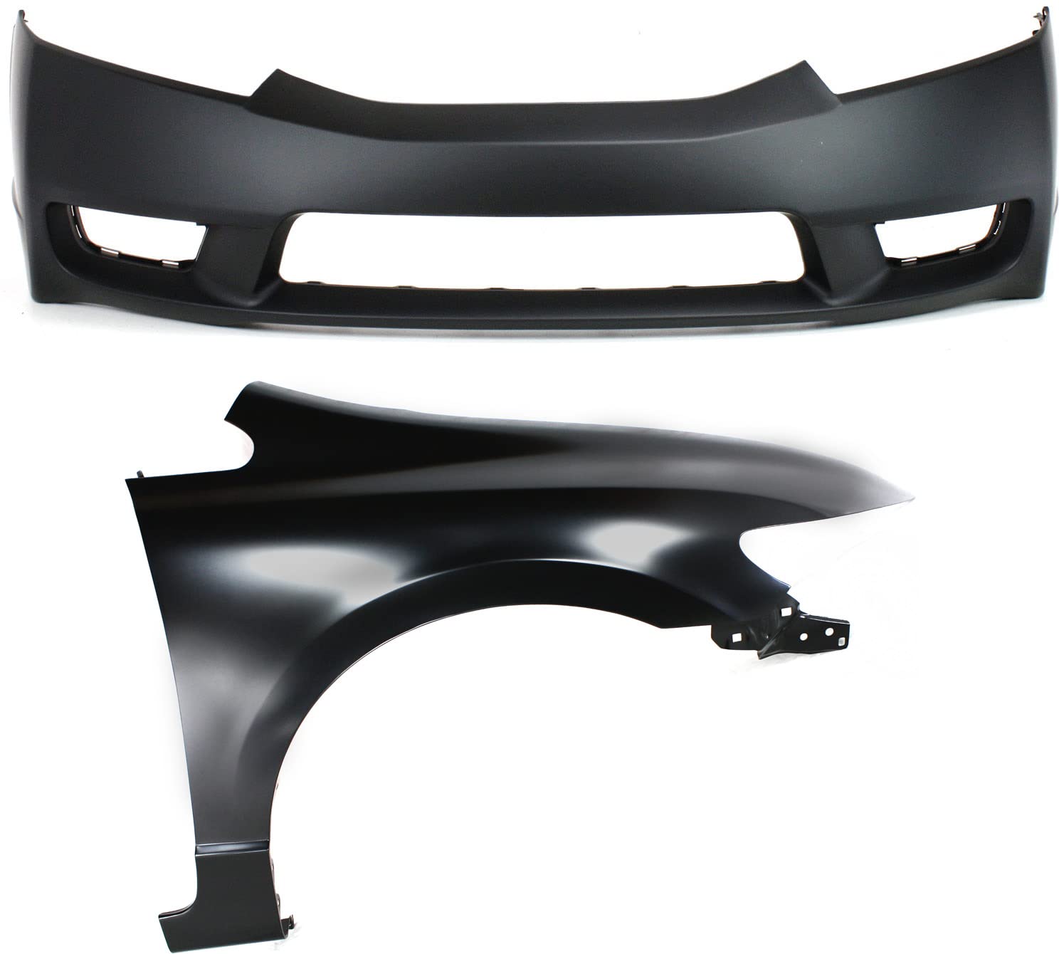Garage-Pro Front Bumper Cover Kit For Honda Civic 2009-2011 Sedan, Primed, Front Bumper Replacement
