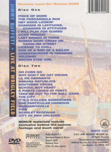 Miniatura 2 de Jimmy Buffett - Live at Wrigley Field Double Header
