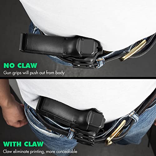 Hellcat Holster, Iwb Kydex W/Claw & Optics Cut, Tailored Fit: Springfield Armory Hellcat W/Osp/Rdp Pistol, Inside Waistband Concealed Carry, Adj. Posi-Click Retention & Cant, Right Hand #TOP2