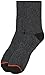 Weatherproof mens 5 Pack Thermal Crew Hiking Socks, Black, 10 13 US