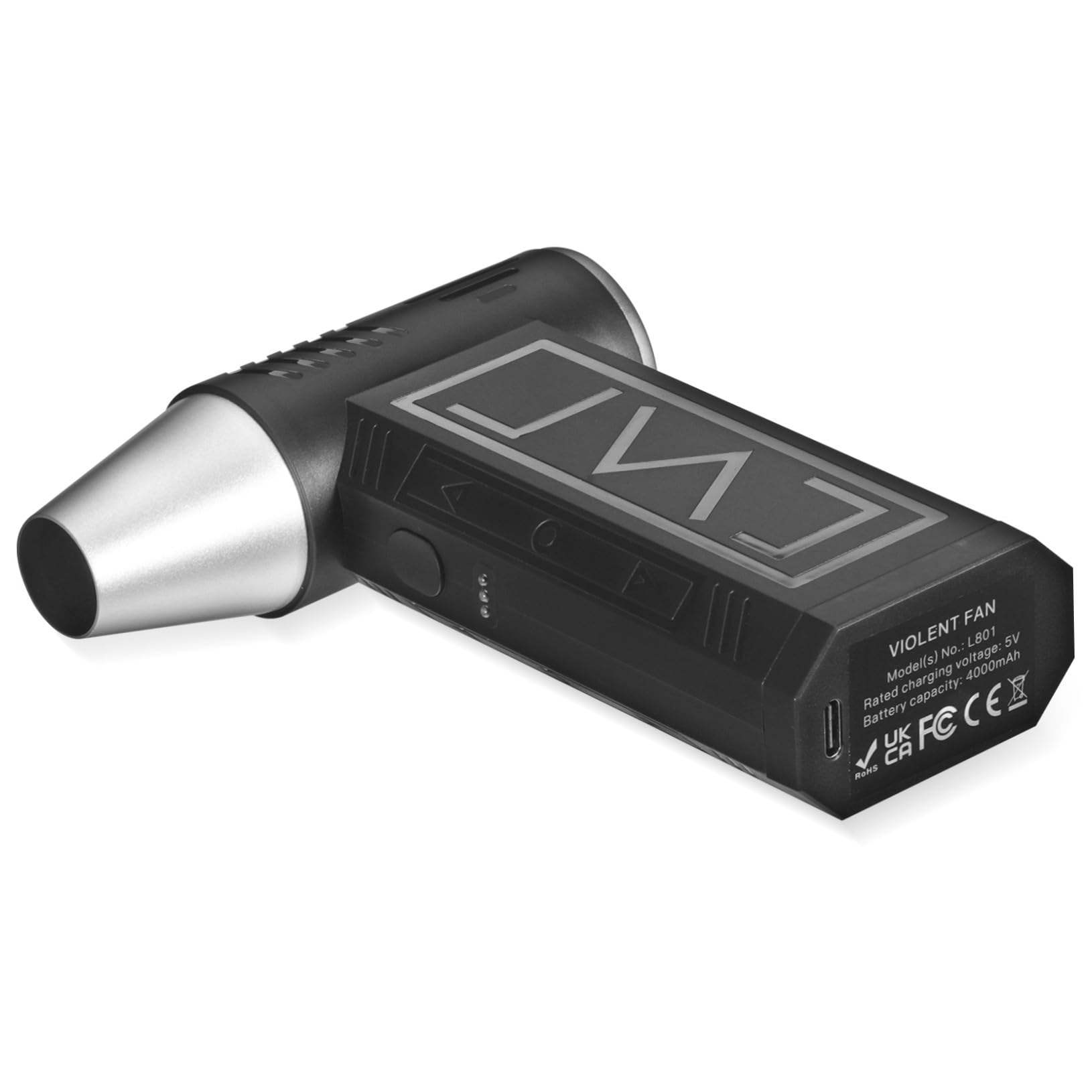 Mini ventilador portátil de alta velocidad con diseño compacto recargable