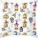 Rysmliuhan Shop décoration Salon Petit Coussin Cauchemar Avant noël Couverture Citrouille décorations Décoratif taies d'oreiller Halloween Coussin Couvre 45x45,10