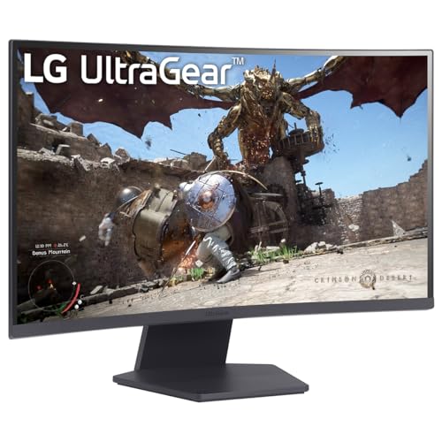 LG 27GS60QC-B Monitor PC 68,6 cm [27] 2560 x 1440 Pixel Quad HD LCD Nero (VA 27IN 2560 X 1440 16:09 1MS - HDMI X2 DISPLAYPORT HEADPHONE)