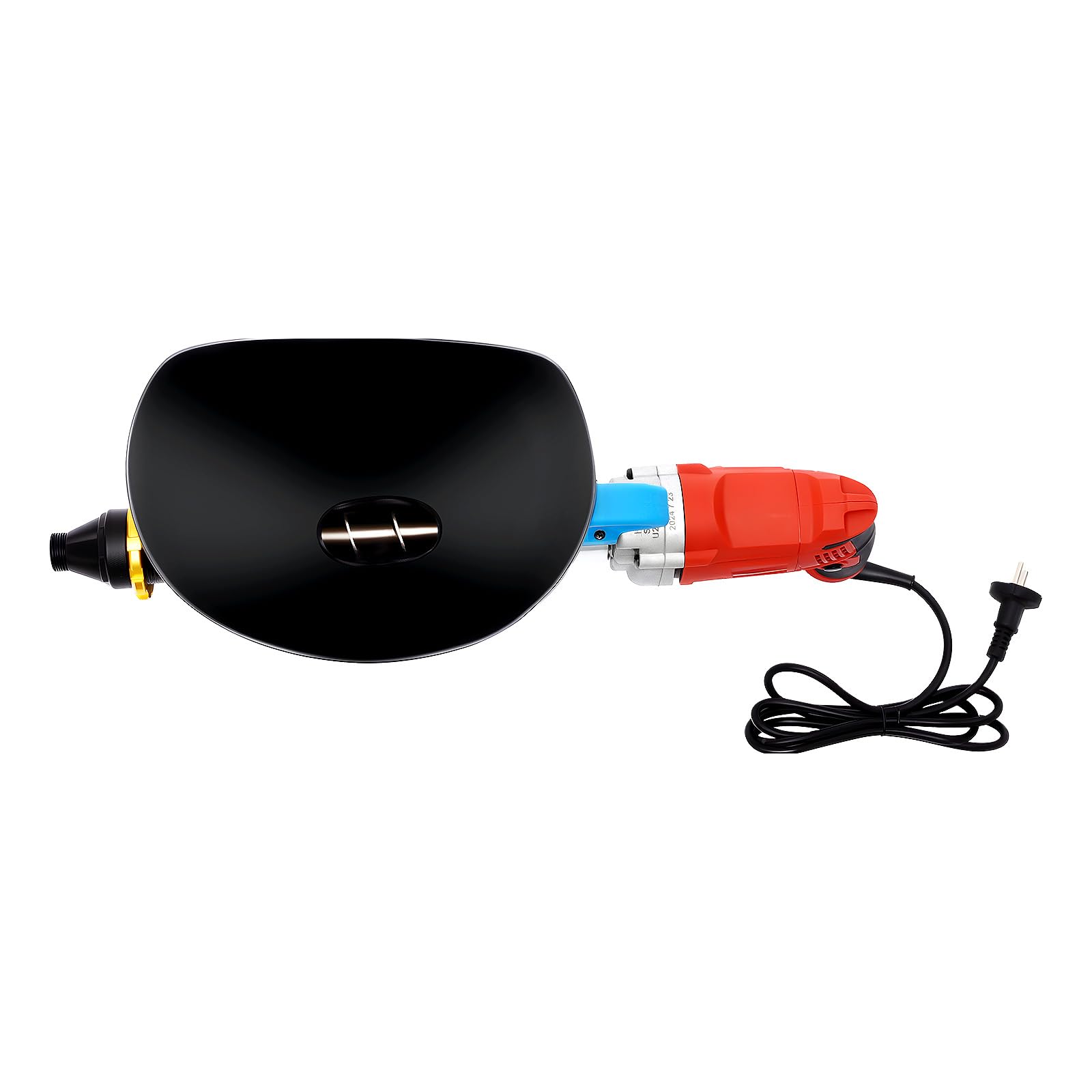 Outil de jointoiement électrique - 700 W - Pistolet à joint avec 2 buses (buses plates et rondes à graisser) - Pistolet à joint de ciment pour les surfaces qui doivent être remplies de ciment