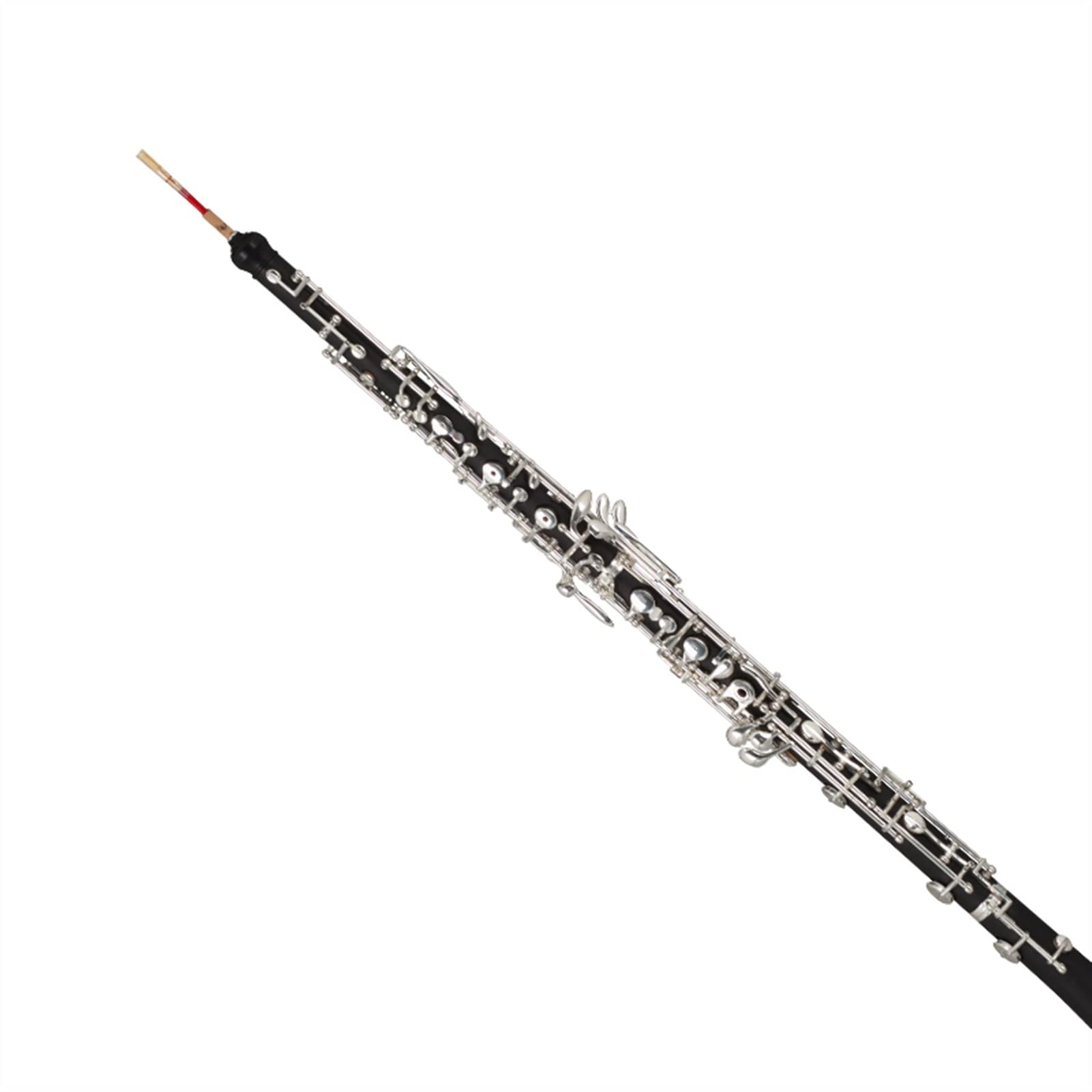 Strumento Oboe C Key Semi-Automatico Oboe Bakelite Tube Body Pulsante in Argento Placcato in Lega di Rame-in Lega di Rame Senza Saldatura Principiante di Oboe