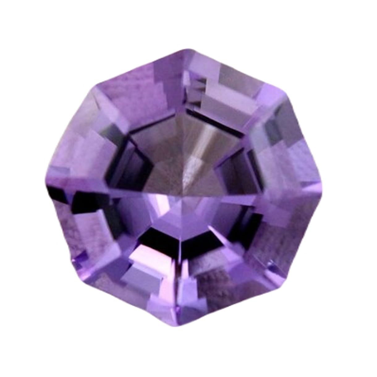 Améthyste naturelle octogonale de qualité supérieure pour création pendentif