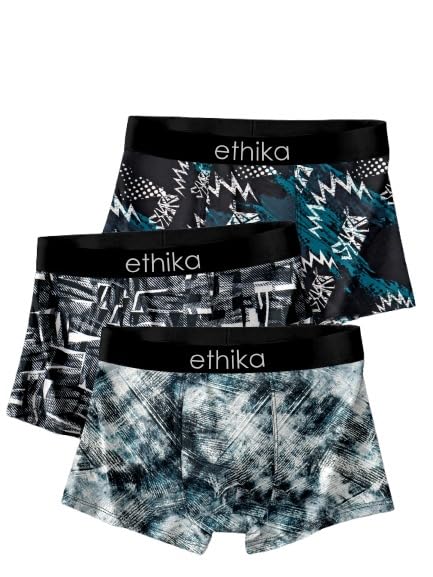 Men's Underwear are Antibacterial Comfortable Seamless and Breathable Nylon Trunk Pack of 3