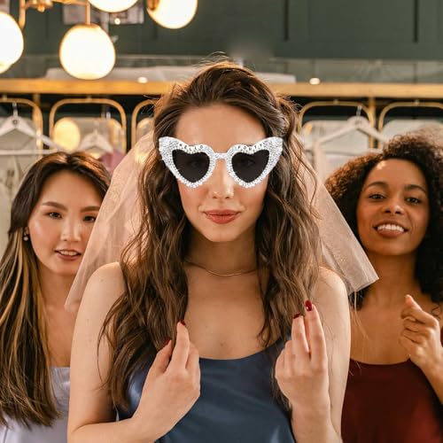 40th Birthday Glasses for Women, HELLO FORTY Sunglasses White 40 Years Old Glasses for Happy Birthday Gifts Bday Deocr3