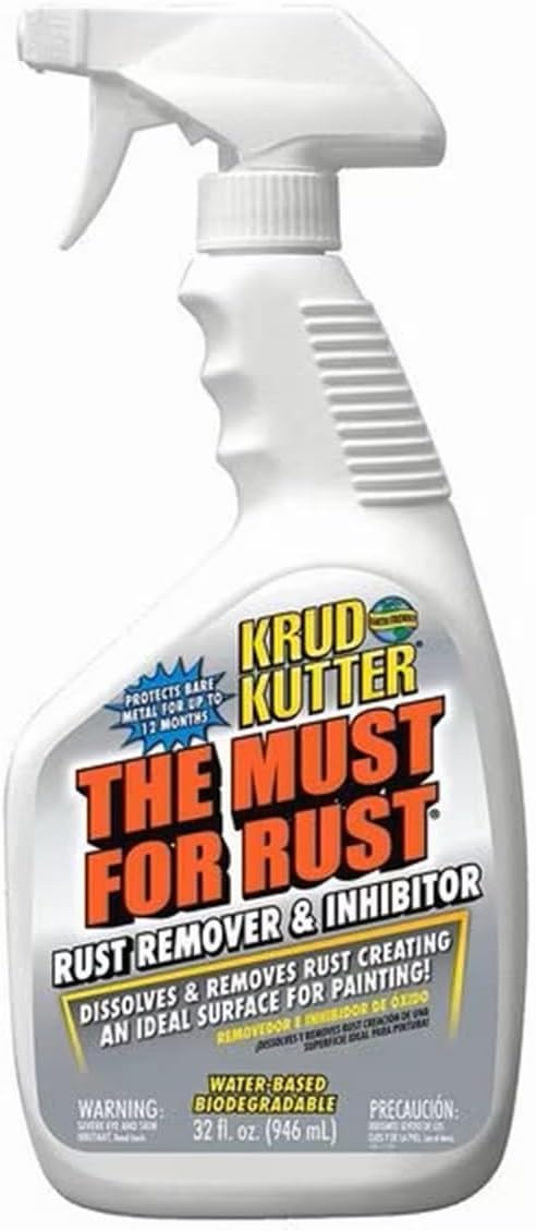 Krud Kutter Rust Remover & Inhibitor32 Oz. Bottle - Lot of 6