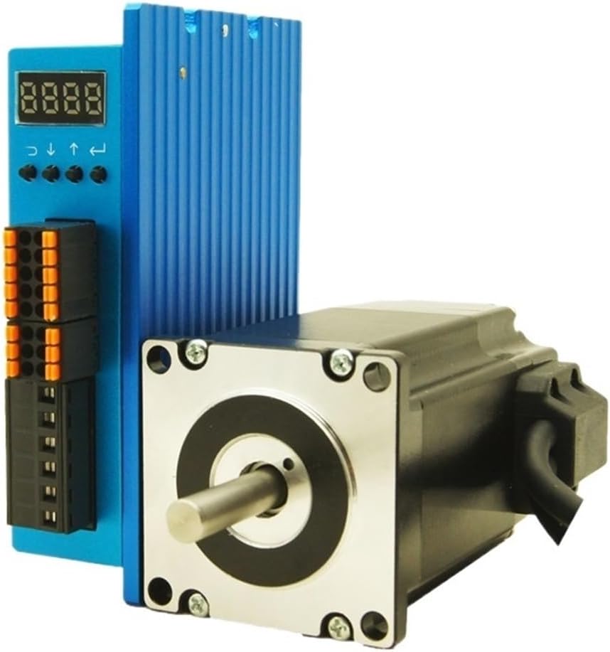 2.3Nm(328oz-in) with Brake Nema23 Closed Loop Stepper Motor Kits Shaft 8.0mm and Driver HSE57 Stepper Motor with Encoder