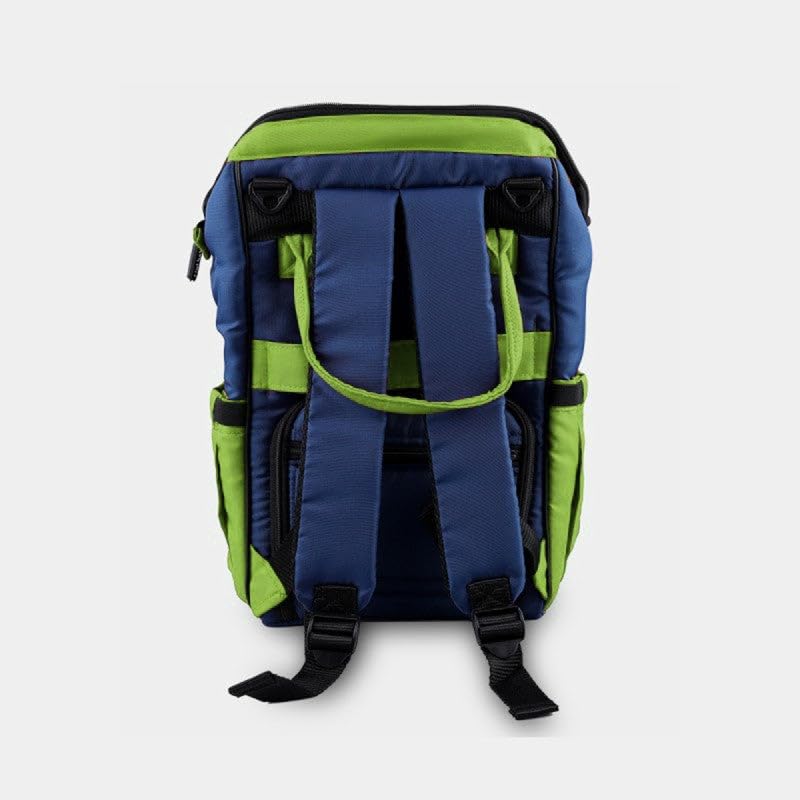 Mommy bag,Diaper Bag, Multi-Compartment Backpack for Baby Essentials (Green and Navy Blue)