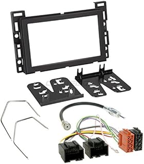 Carmedio Opel GT 07-09 2-DIN Autoradio Einbauset in original Plug&Play Qualität mit Antennenadapter Radioanschlusskabel Zu...