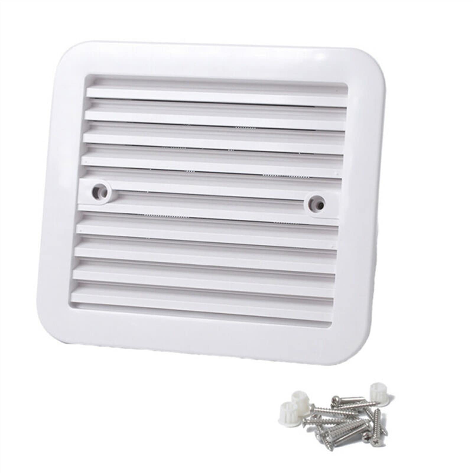 Ventilador de escape del baño Ventilador de ventilación de escape Ventiladores extractores de aire de ventilación lateral blanca for caravana Motorhome RV Camper Van Dog Chicken House Invernadero Vent