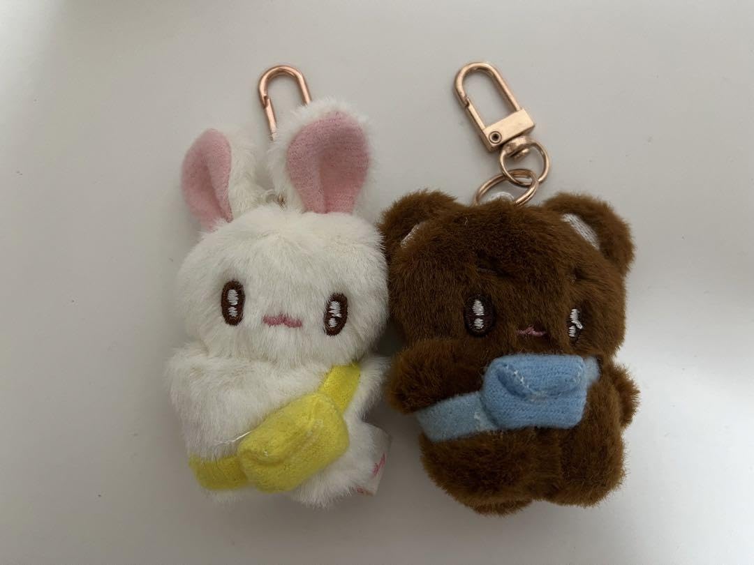 Amazon.co.jp: artbox ぬいぐるみ キーホルダー うさぎ くま