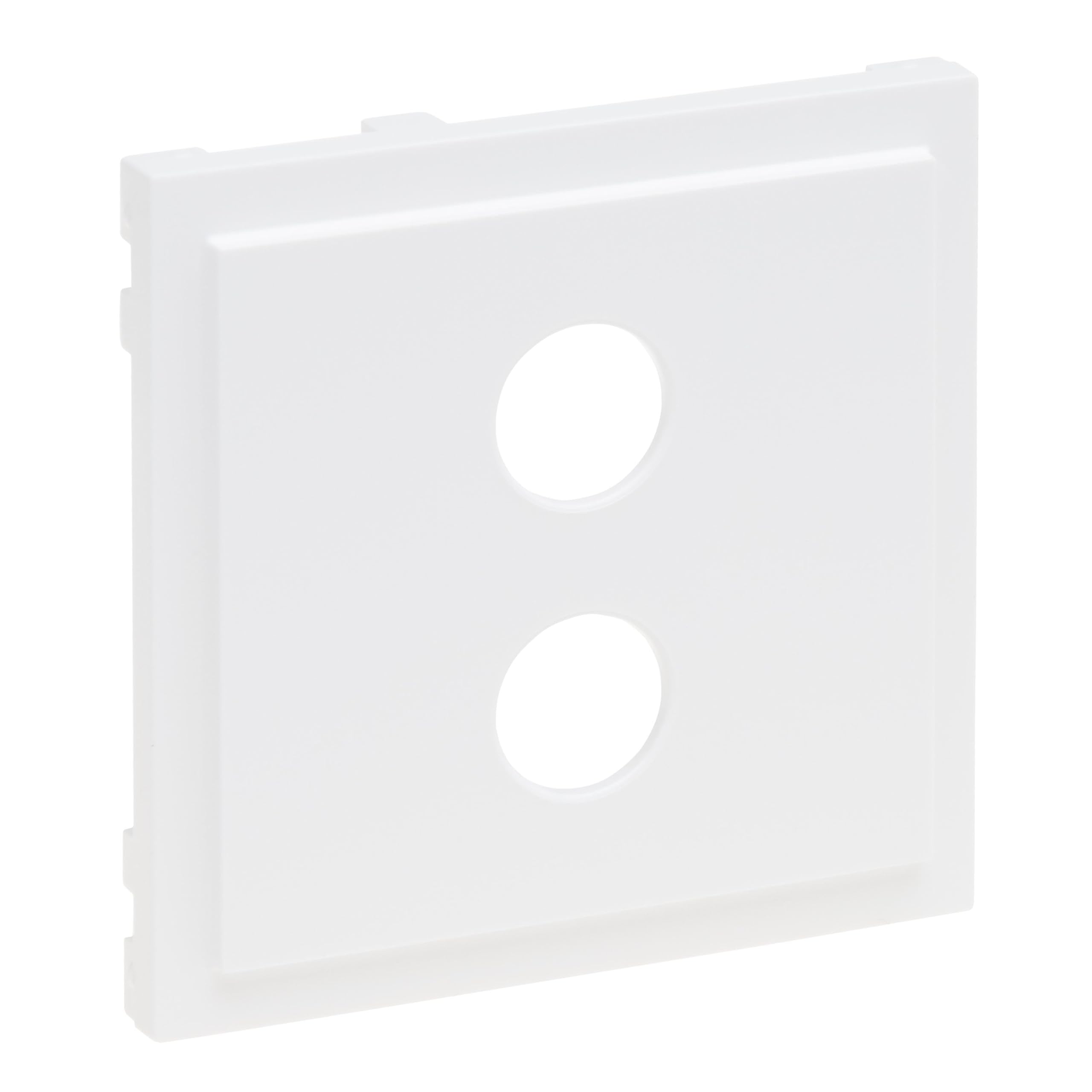 LEGRAND, Seano 765178 Cover for Speaker Connection Box 1-Gang 4 mm Sockets Ultra White