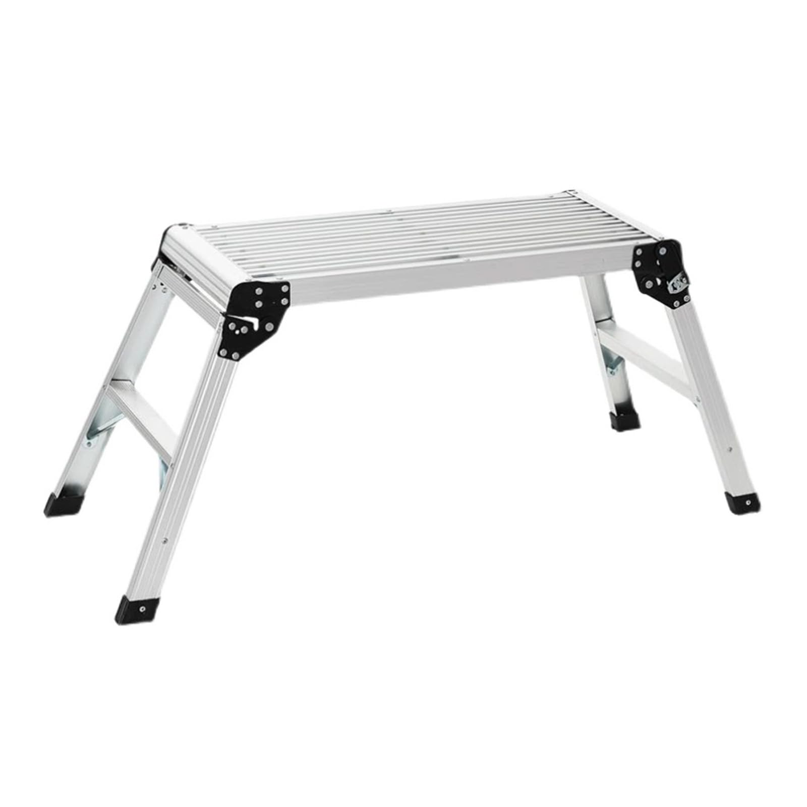 Plataforma de Trabajo Portátil Multifuncional de Aluminio,Plataforma de andamio,Plataforma de trabajo de aluminio para limpieza de techo,pintura y lavado de automóviles,carga máxima de 330 libras