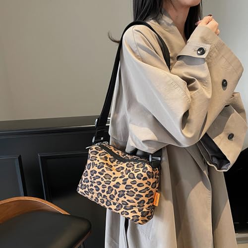 Casual Crossbody Bag Leopard Print Small Messenger Bag Hobo Shoulder Bag Travel Daypacks4