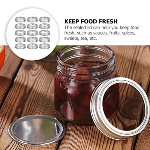 Wide Mouth Mason Jar Ring: Replacement Canning Rings Rustproof Tinplate Metal Bands Rings 20pcs 86mm Ball Kerr Jars Sealed Covers - Image 3