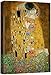 Wall26 Canvas Print Wall Art - The Kiss by Gustav Klimt Giclee Printed Famous Painting on Stretched Gallery Wrap - 16