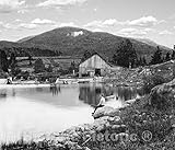 Adirondacks Historic Black & White Photo, Scarface Mountain, Saranac Lake, c1905-14in x 11in