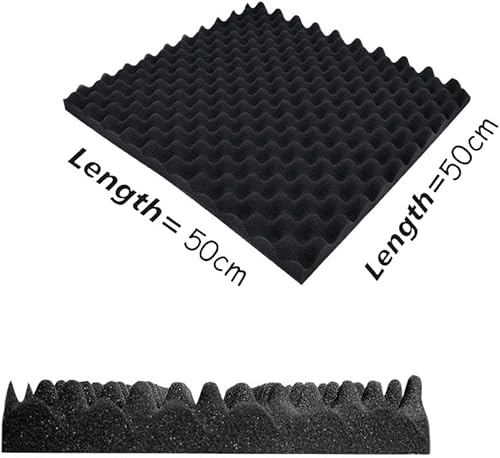 Miniatura 3 de Paneles de espuma Espuma De Insonorización Panel De Tratamiento De Sonido Acústico Absorbente De Sonido, Retardante De Llama Para Estudio KTV,
