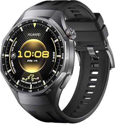 HUAWEI Orologio intelligente GT 6 Pro GPS 46 mm, touchscreen AMOLED da 1,47", durata della batteria fino a 21 giorni, ciclismo di livello professionale, oltre 100 modalità sport, iOS e Android