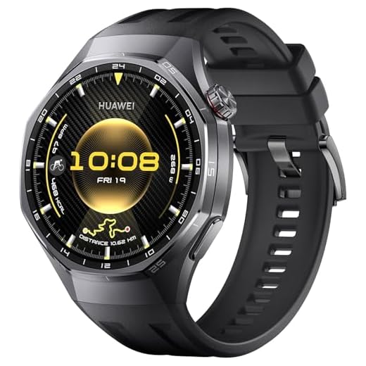 HUAWEI GT 6 Pro Montre intelligente avec moniteur de sommeil et appel Bluetooth Noir titane 46 mm