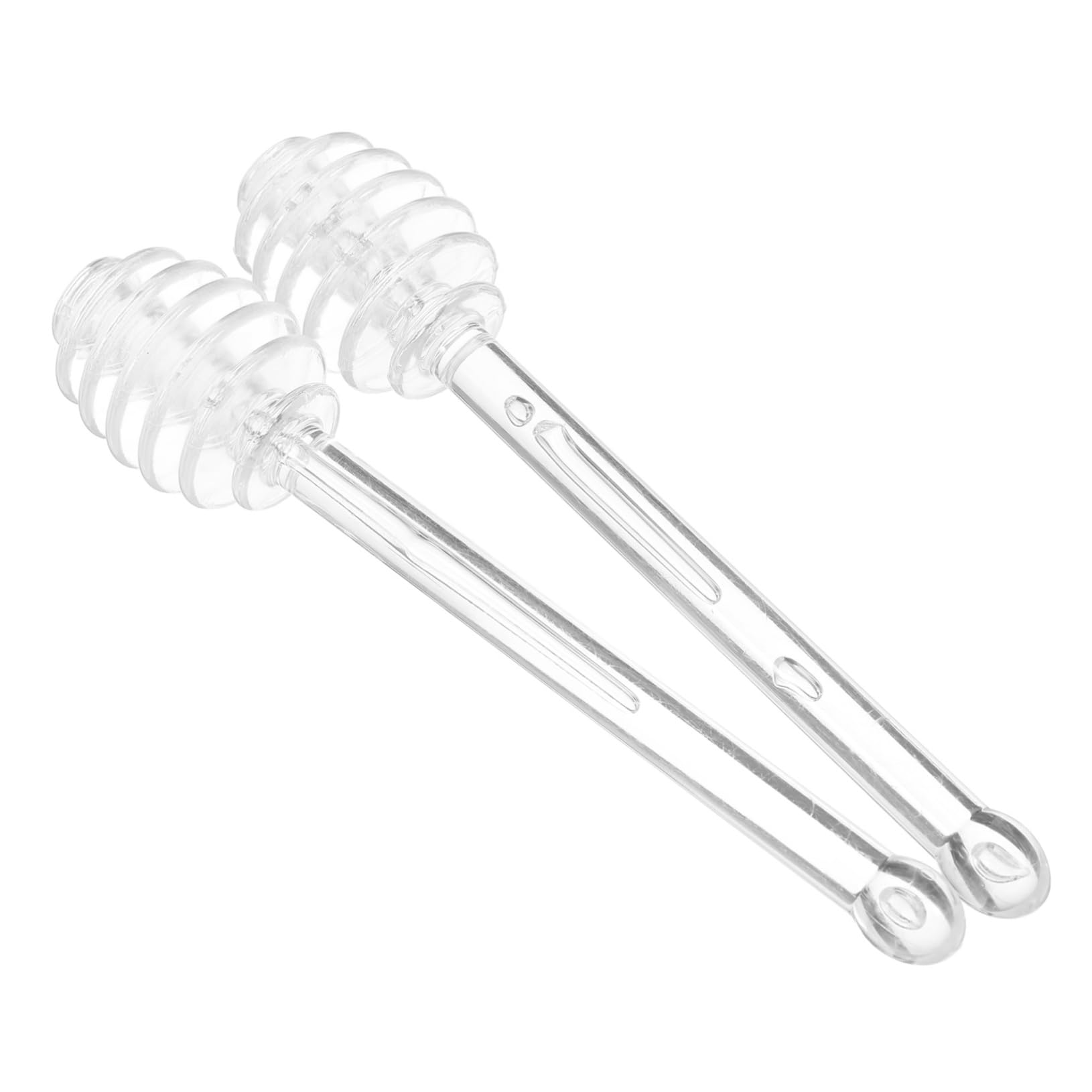 NAMOARLY2pcs Honey Dipper Sticks Reusable Honey Spoon Stirrer for and Containers Long Handle Food-grade for Kitchen and Dining