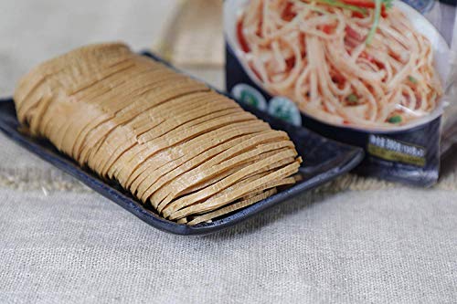 ONTRUE Dried Beancurd Strips, Asian Tofu, Soybean Noodle, Satisfied For Vegan, Good Source Of Protein, Non-Gmo, No Extra Adding, 10.58 Oz