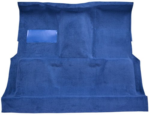 Replacement Auto Carpet Floor Liner - Molded Cutpile - fits 1975-1980 Chevrolet C10 Regular Cab 2WD 4 Speed Manual Floor Shift (Dark Red/Carmine)